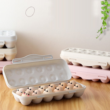 Refrigerator Egg Storage Box Kitchen Egg Storage Container with Lid Refrigerator Food Crisper Egg Fresh Keeping Case Organizer