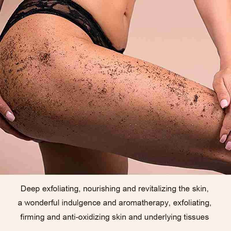 Coffee Scrub Body Scrub Cream Dead Sea Salt For Exfoliating Moisturizing Treatment Whitening Cellulite Skin Anti Care H0P0