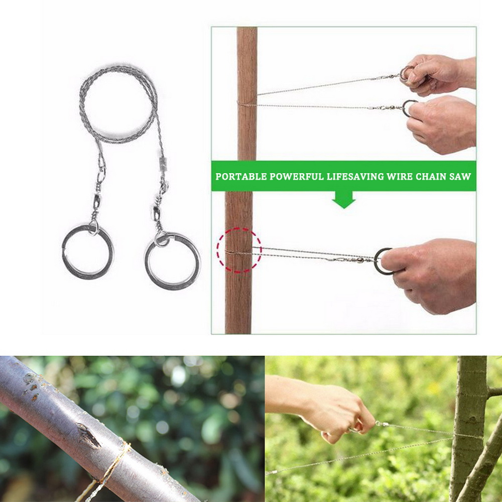 Steel Metal Manual Chain Saw Wire Saw Scroll Outdoor Emergency Travel Outdoor Camping Survival Tools