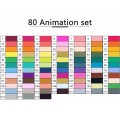 80 Animation set