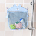 Baby bathroom mesh bag Sucker Design for bath toys bag kids basket cartoon animal shapes cloth sand toys storage Net Bag