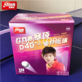 DHS table tennis balls 120 balls 1 star d40+ balls for table tennis training 40 ABS seamed poly plastic ping pong balls