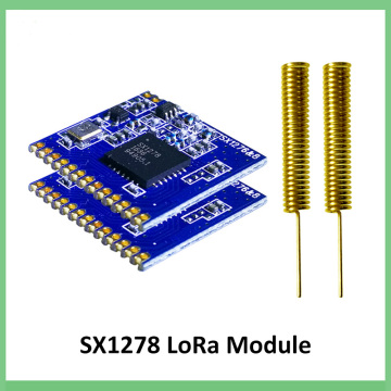 433mhz RF LoRa module 2pcs SX1278 PM1280 Long-Distance communication Receiver and Transmitter SPI LORA IOT+2pcs 433MHz antenna