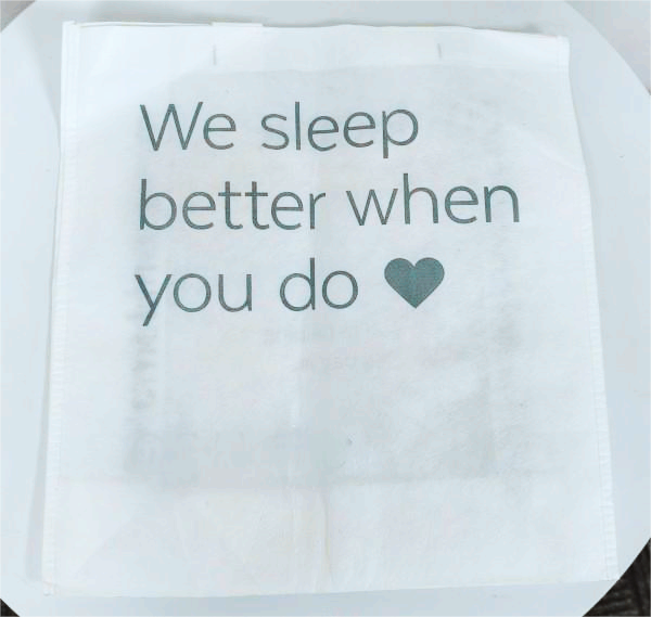 Custom reusable biodegradable non-woven bag