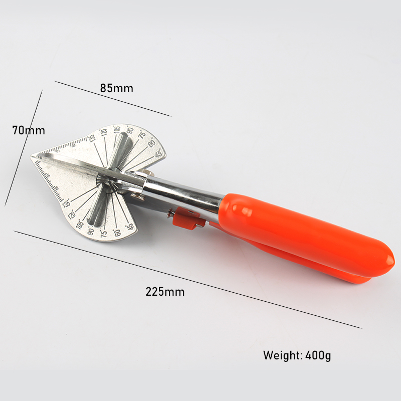 Multi-purpose Angle Miter Shears SK5 Blade Woodworking Alloy Scissors PVC PE PPR Plastic Pipe Cutting Trim Cutter