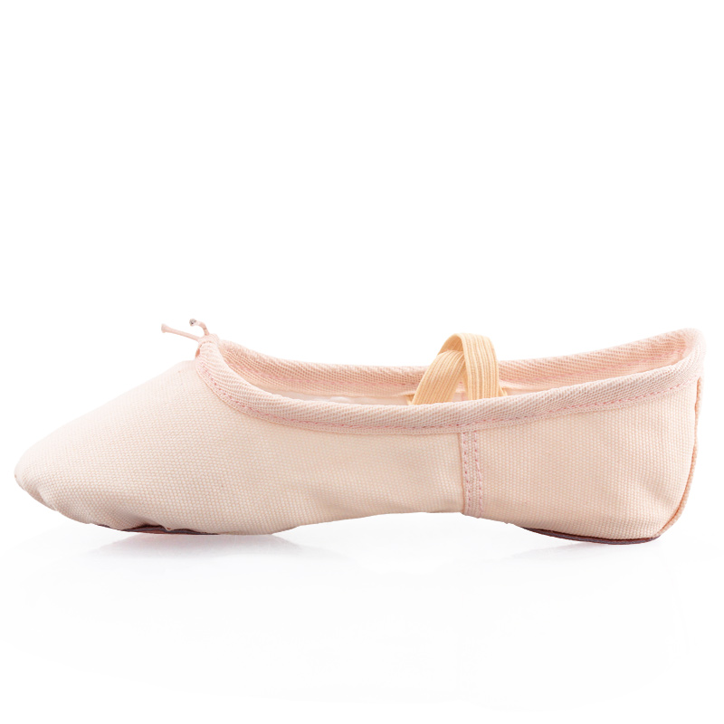 Girls Boys Canvas Cotton Ballet Shoes Kids Adult Ballet Flat Slippers Children Soft Sole Dance Practice Shoes