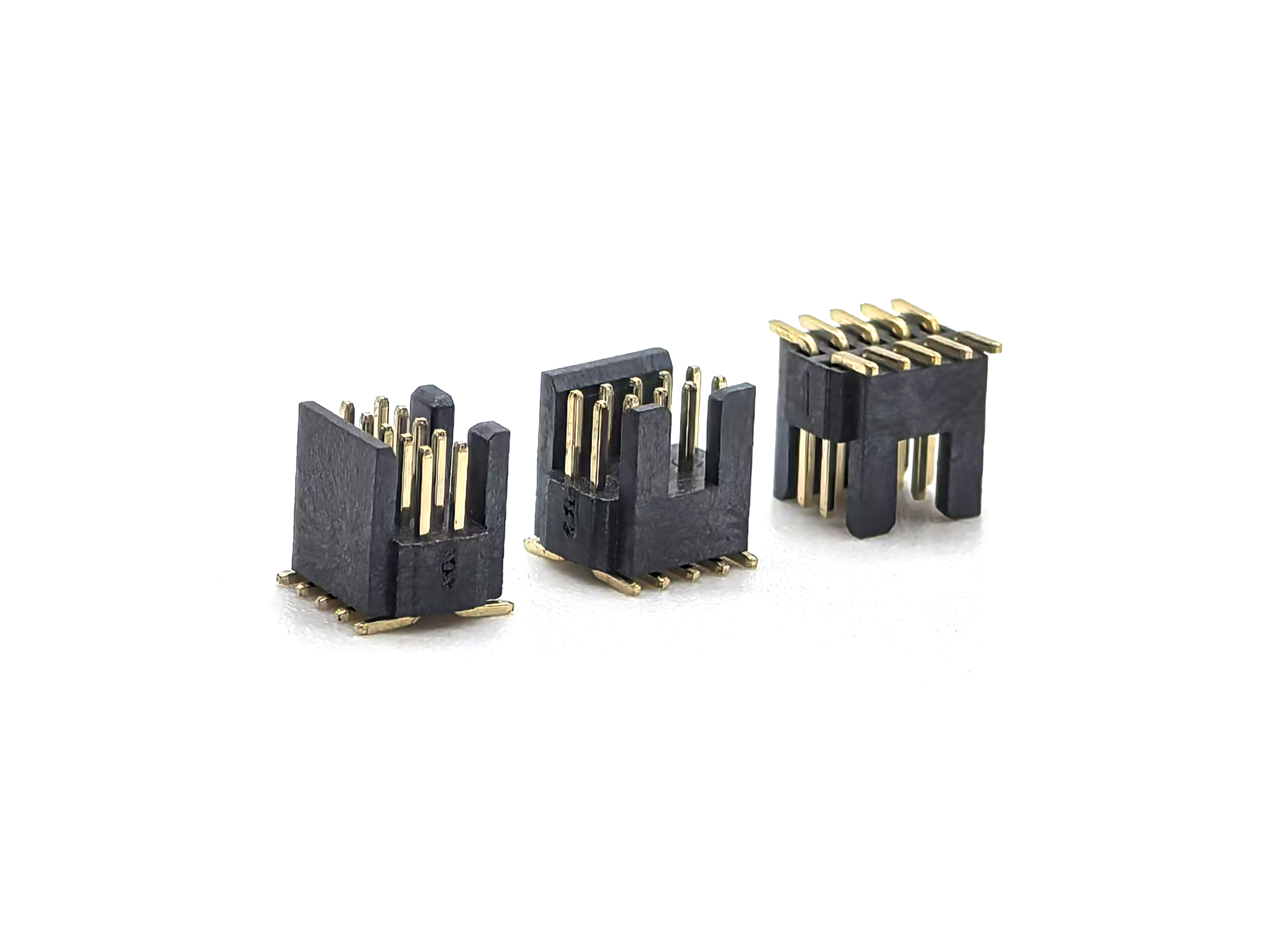 1.27mm Pitch Pin Header Connector With Fence  LCP SMT H2.5mm 2*5P