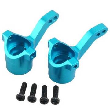 2PCS Aluminum Front Steering Hub Carrier Knuckle For Rc Hobby Car 1/10 HPI WR8