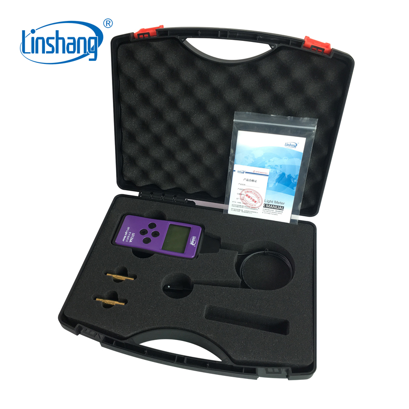 Linshang LS126A UV Light Meter Ultraviolet Irradiance for UVA LED Light Source of Curing Machine 7mm Ultra-small Probe Sensor
