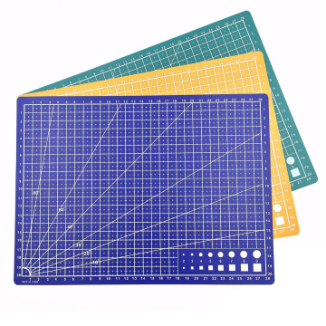 30*22cm A4 Cutting Mat Grid Lines Self Healing Cutting Mat High Quality Craft Card Fabric Leather Paper Board Blue Green