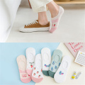 INS new fresh cute cartoon fruit no-show socks strawberry avocado lemon cherry orange low cut anti-slip ankle socks dropship