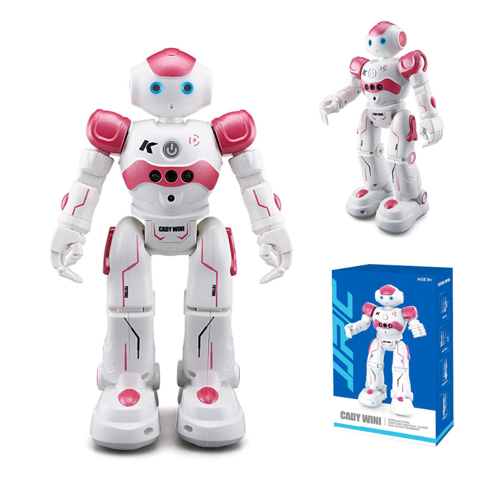 Halolo R2 USB Charging Dancing Gesture Control RC Robot Toy Intelligent Program for Children Kids Birthday Gift Smart Robot