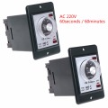0-60 seconds/minutes Power On Delay Timer Relay With Socket Base AC 220V AH2-Y Time Switch