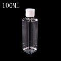 100ml Empty Clear 100ml PET Cream Container Portable Cosmetic Travel Shower Lotion Bottles Personalized Sample Lotion Bottle