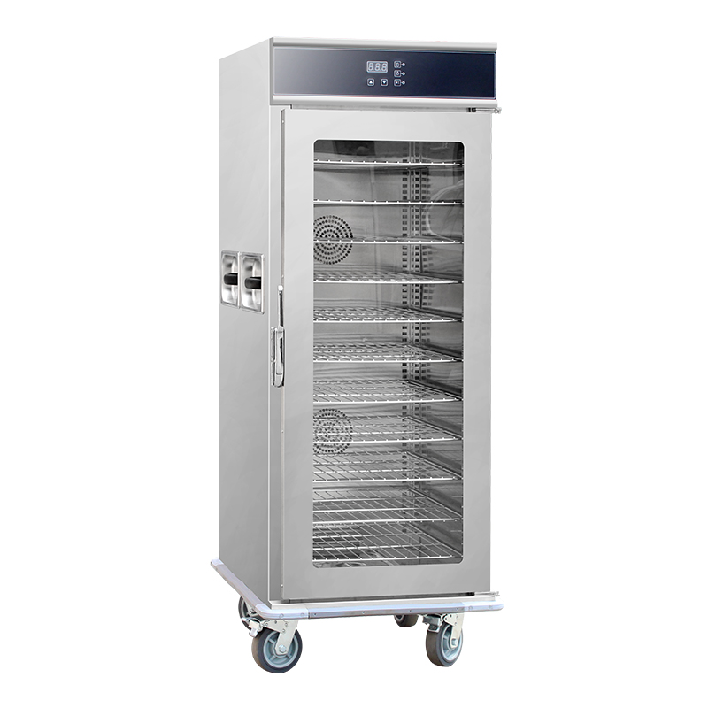 glass door insulated food cabinet