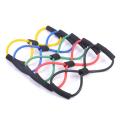 Home Sport Fitness Yoga 8 Shape Pull Rope Tube Resistance Training Bands Tube Outdoor Equipment Tool Gym Exercise Rally TSLM1