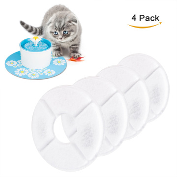 2019 New Hot Sale 4pcs Charcoal Filter Activated Carbon Filters Replacement For Flower Waterfall For Pet Cat Dog Supplies