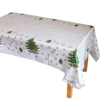 Disposable Plastic Table Clothes Table Cover Tablecloth Christmas Tree For Crhistmas Party Home Decoration 180*108cm