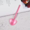 10pcs Colorful Heart Plastic Spoons Cake Ice-cream Spoons for Bachelor Party Cake Spoons Kitchen Desechable Spoon Baby Shower