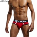 JOCKMAIL Brand 4 Value Packs Men Underwear Briefs Cotton Breathable Sexy U convex penis Gay Underwear Underpants Male panties