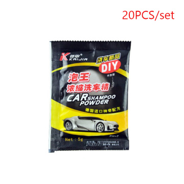 20PCS concentrated car shampoo deck foam soap high pressure washer suppliers for snow foam gun car cleaning accessories 5g/pcs