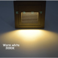 4 pcs Recessed 3W led Stair Light IP65 85-265V DC12V led wall Sconce lighting In Step Lamp stairway lamps warm / cold white