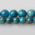 Fctory Price 4 6 8 10 12 mm natural blue apatite round loose gem stone beads for jewelry making diy