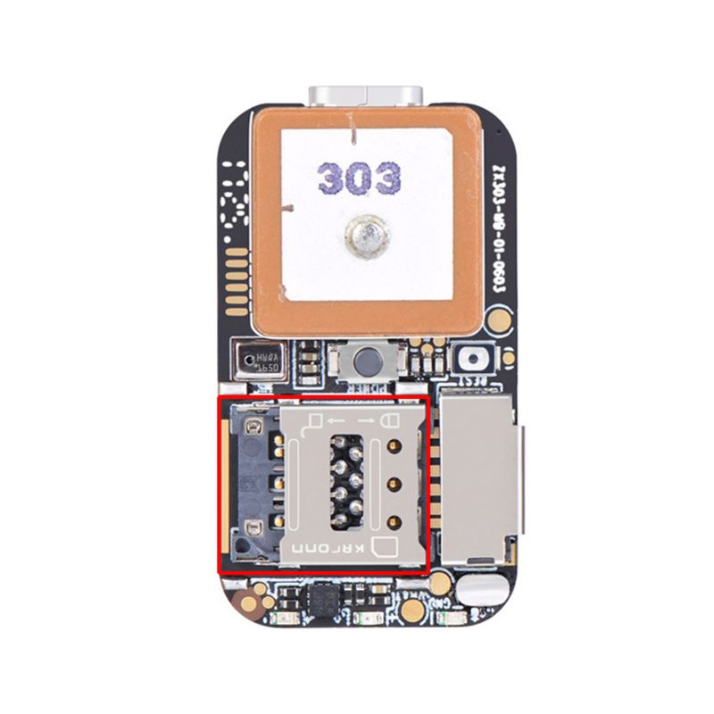 Super Mini Size GPS Tracker GSM AGPS Wifi LBS Locator Free Web APP Tracking Voice Recorder ZX303 PCBA Inside U1JF