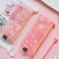 Pink Petal Cherry Sakura Pencil Bag Case Stationery Storage Organizer Bag School Office Supply