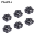 1Set Bicycle Presta Valve Nut with Install Wrench MTB Road Bike French Valve Cap Tire Nozzle