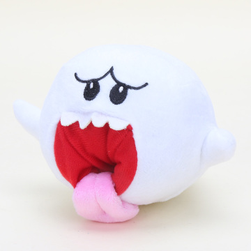 5pcs/lot 15cm game Super Mario Bros Yoshi Boo Ghost Long Tongue White Mushroom mario plush toys Soft Stuffed Plush Doll