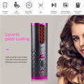 Cordless Automatic Hair Curler USB Rechargeable Auto Rotating Curling LED Display Temperature For Curly Machine Or Waves Hair