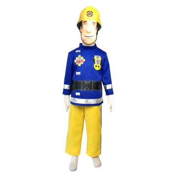 Hot 2019 Fireman Sam Children's Fancy Dress Costume 4-10 Years Carnival Party Halloween Cosplay Costumes