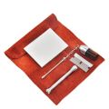 5pcs Leather Tobacco Pouch Bag + Snuff Snorter Tool Snuff Straw Sniffer Set Black/ Brown New Tobacco Tool Accessories