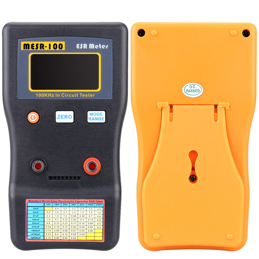 M6013 MESR-100 ESR Capacitance Meter Ohm Meter Professional Measuring Capacitance Resistance Capacitor Circuit Tester