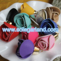 30*40MM Faux Leather Rose Flower Fringe Tassel For Handbag