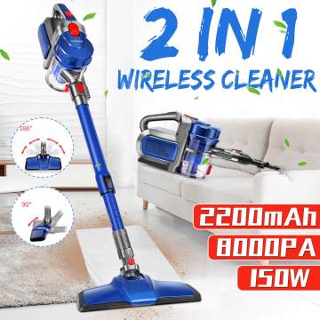 8000pa Cordless Stick Handheld Multi Cyclone 2-1 Vacuum Cleaner Floor Sweeper Vacuum Household Wireless Vacuum Cleaner