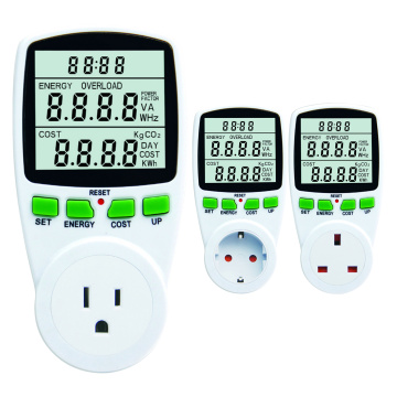 Electricity Consumption Measuring Socket Digital Wattmet Power Meter Electronic Energy Meter Voltage Wattmeter Power Analyzer