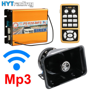 1pc 12V Car Horn Alarm Police Siren Warning Sound 200W 100W Speaker Tone Megaphone Vehicle Electric Horn PA MIC System