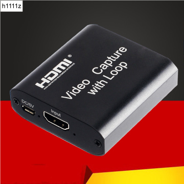 NEW HD 1080P 4K HDMI Video Capture Card HDMI To USB 2.0 Video Capture Board Game Record Live Streaming Broadcast Local Loop Out