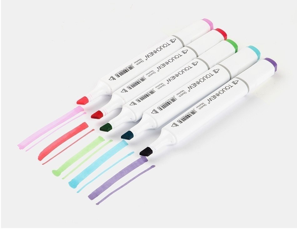 10 Color Sketch Marker Set Twin Tip Graphic Drawing Pen Alcohol Based Artist Double Head Art Marker Pen Optional Color