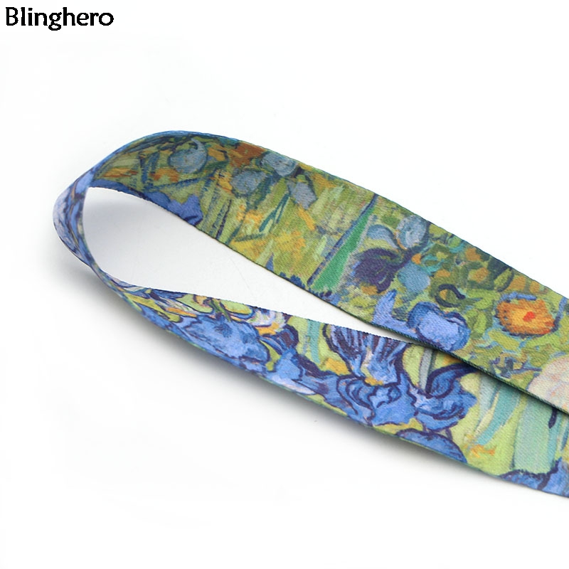 Blinghero Van Gogh Lanyards For Keys Phone Neck Strap Cool Hang Rope ID Badge USB Camera Holders Lanyard Gifts BH0391