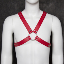 BDSM Bondage Sexy Costumes Chest Erotic Underwear Cross Adjustable Leather Belt Underwear Sexy Toys for Men Bondage Clothing