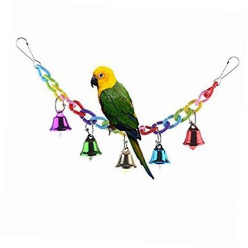 Pet Parrot Toy Hanging Cage Toys for Parrots Bird Squirrel Cockatiel Funny Swing Toy Pet Bird Supplies QE