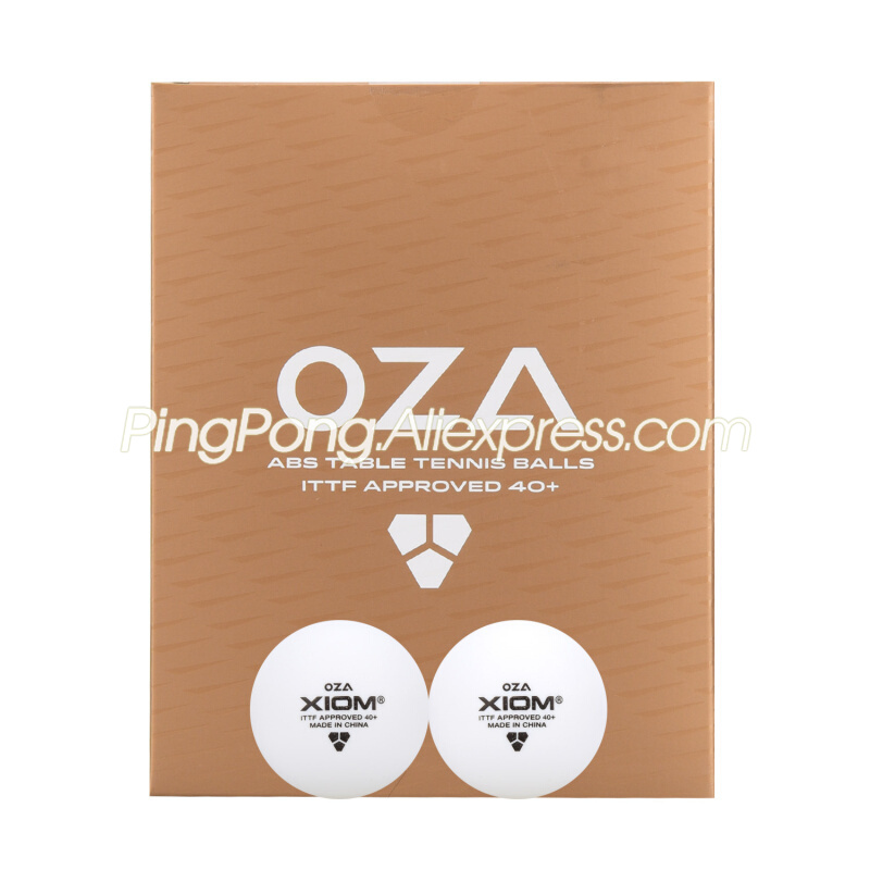 12 Balls XIOM OZA 3-Star Table Tennis Ball Plastic ABS Original XIOM 3 Star Ping Pong Balls ITTF Approved