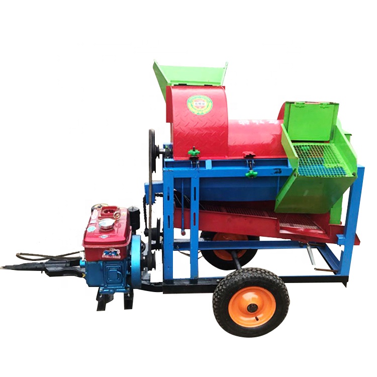 Multifunction Electric Small Portable Sorghum Soybean Multi Crop Paddy Rice Wheat Maize Peeler Corn Sheller Thresher Machine