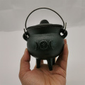 WICCA Wizard's Magic Pot Crucible Wax Table Witch Pot Burning Pot Cast Iron Three Legs Cauldron