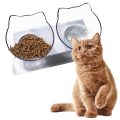 Non-Slip Pet Double Bowl Cervical Protection Pets Water Food Pot for Cats Dog Pet Supplies Dogs Animals Feeding Supplies Handy
