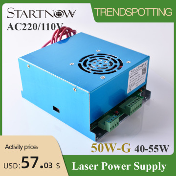 Startnow 50W-G 50W Laser Power Supply CO2 MYJG-50 45W 55W 110V 220V For Laser Cutter Carving Machine Parts Equipment Accessories