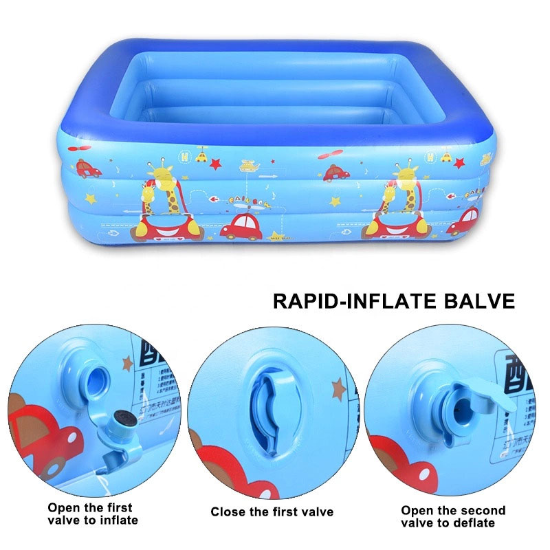 PVC Large Inflatable Kiddie Pool outdoor pool_2